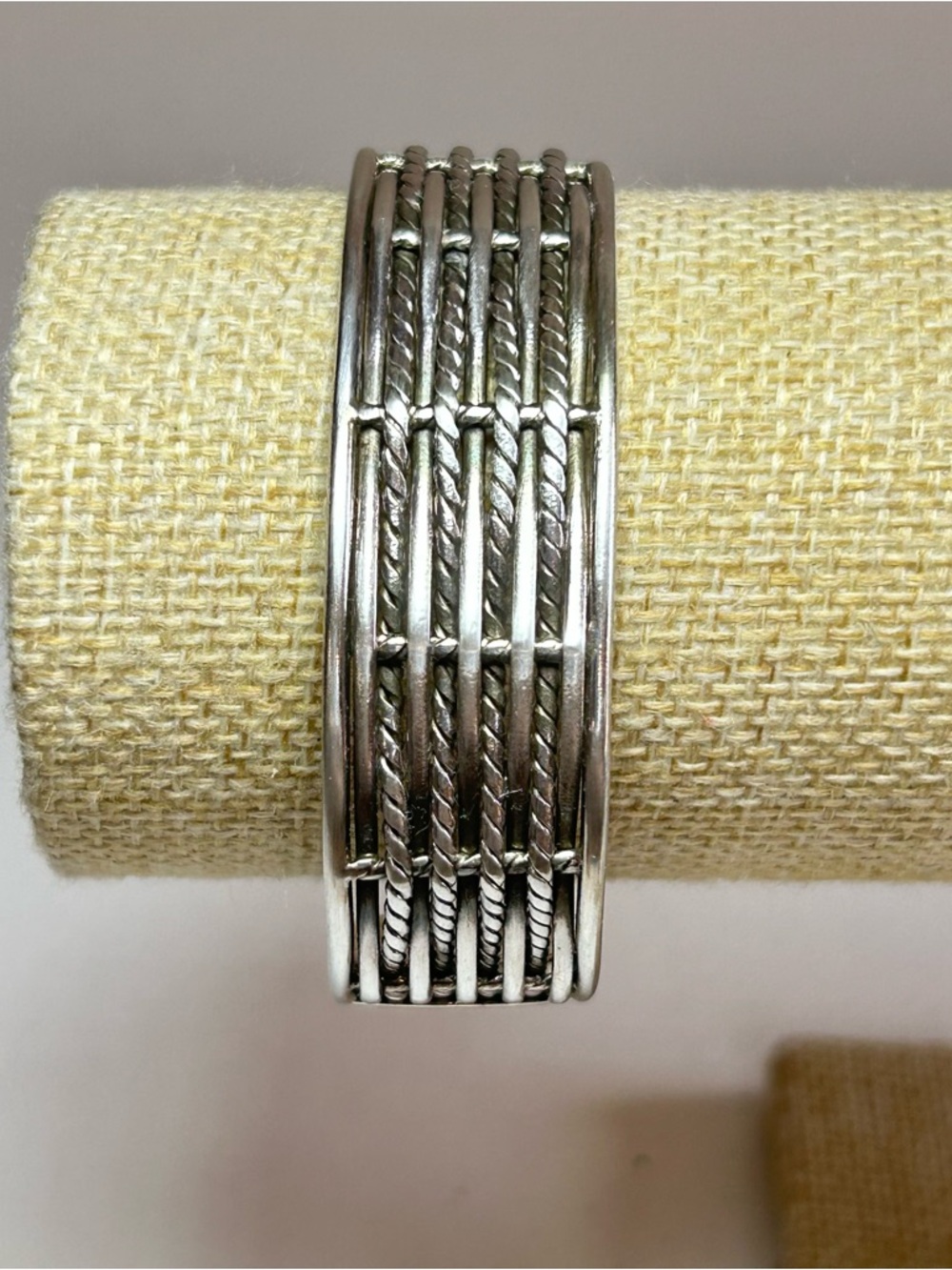 Vintage Chunky Sterling Silver 925 Native or Taxco artisan crafted 40 grams